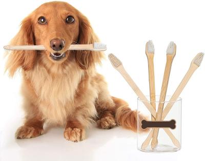 Chine Who respects the environment; 2022 new biodegradable bamboo pets toothbrush, toothbrush for pets à vendre