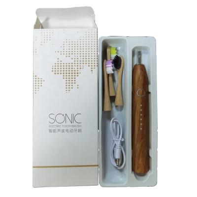 China Battery Operated Bamboo Sonic Toothbrush for sale