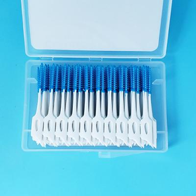 China Eco-Friendly PP Biodegradable Bamboo Tooth Pick Biodegradable Bamboo Interdental Toothbrush for sale