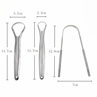 China Useful 100% Stainless Steel Tongue Scraper Remover, Stainless Steel Tongue Remover for sale