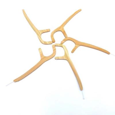 China PE 2021 New Design Eco - Friendly Dental Floss Pick , High Quality Bamboo Floss Pick Te koop