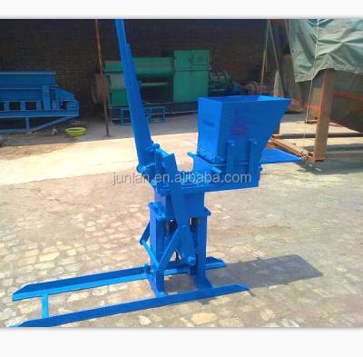 China Clay No Power Manual Interlocking Clay Brick Making Machine for sale