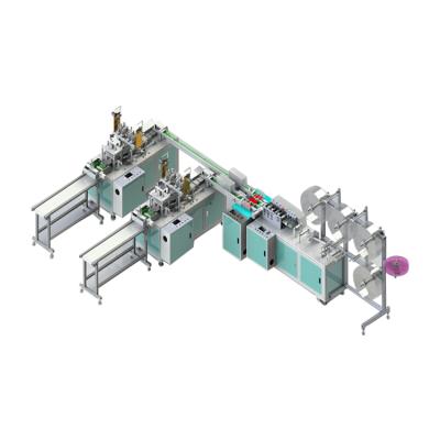 China Factory Manufacturer Supply 3 Ply Non Woven Face Mask Machine Full Automatic Face Mask Making Machine for sale