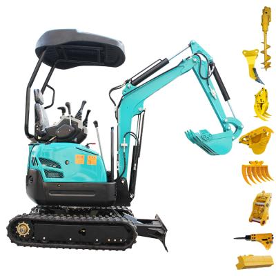 China Free Shipping New Mini Excavator For Sale Farms 1 Ton Excellence Mini Excavator Small Digger for sale