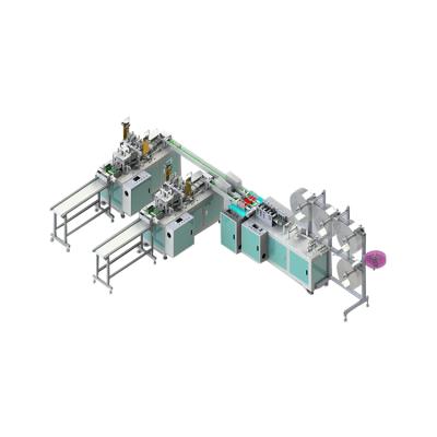 China Factory High Speed ​​Fully Automatic Disposable Face Mask Machine 3Ply Disposable Surgical Mask Machine for sale