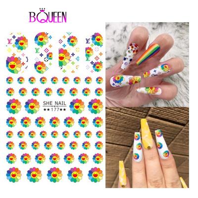 China 2022 Trendy New Fashion More Style Jesus Angel Goddess Cartoon Nail Art Sticker Decals For Nail Decoration for sale