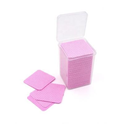 China Finger Bqueen 200Pcs Lint Free Nail Polish Remover Pads Bulk UV Gel Nail Polish Remover Pad Remover Paper Cleaning Nail Remove Pads for sale