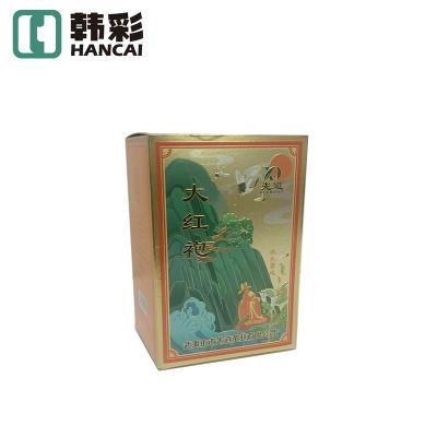 China Recyclable Thickened Tea Cartons Folding Tea Bag Box Mooncake Mystery Technology Custom Printed LOGO Tea Cake Box for sale