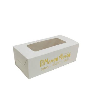 China Halloween Recyclable Christmas Cake Baking Donut Printing Custom Window Packaging Box for sale