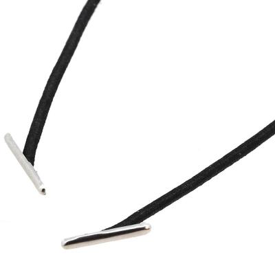 China Menu Black Elastic String With Burr End Elastic Cords For Menu for sale