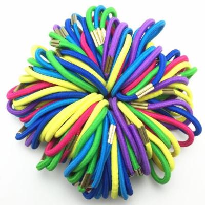 China Bright colors wholesale women fashion hair accessories elastic hair base tie for sale