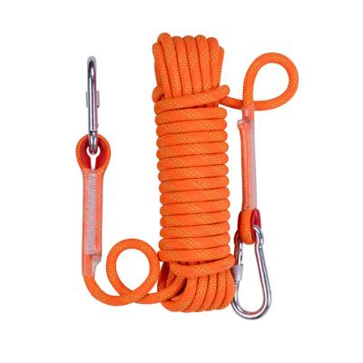 China Durable Strong Polyester Rock Mountaineering Rescue Rope for sale