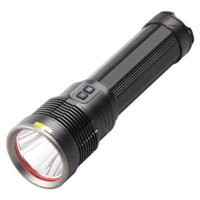 China Classic Long And Short Black Led Light Water Proof Shockproof 18650 Led Super Bright Rechargeable Strong Light Xhp70 Flashlight for sale