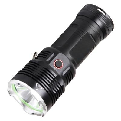 China Convenient Wholesale High Quality Powerful Led Torch Light 4*18650 Li-ion Battery Aluminum Alloy Rechargeable Flashlight for sale