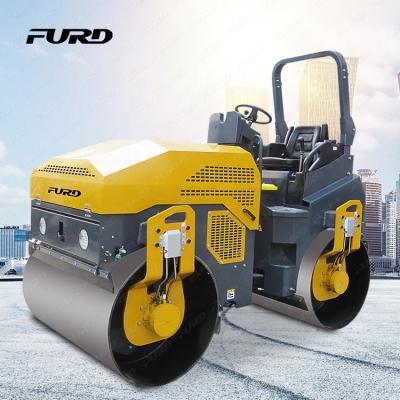 China Construction worksÂ   Mini Road Roller Double Drum Vibratory Road Roller Compactor Vibratory Roller FYL-1400 for sale