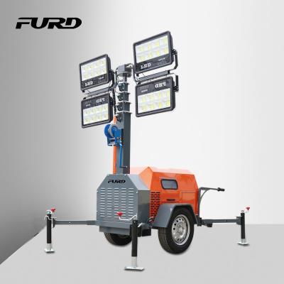 China Construction Light Tower Led Light Tower Mobile Portable Electric Light Tower FZMT-1000B for sale