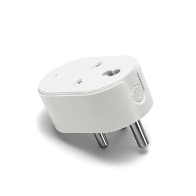 中国 Tuya Wifi Smart Outlet Plug Voice Control By Google Assistant 16A 100-240V 販売のため