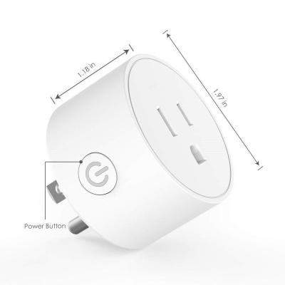 中国 Popular ZOOZEE US Smart Plug WIFI Smart Power Socket Overload Plug Home Smart Plug 販売のため