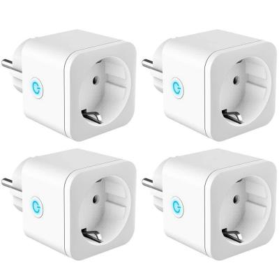 中国 Hot Selling EU 16A Smart Plug Power Monitor EU 230V Tuya Google Assistant Amazon Alexa Wall Smart Plug Wifi EU Plug 販売のため