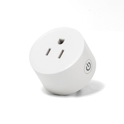 중국 Factory OEM economical mini US tuya/smartlife certificated 10A wifi smart plug/socket, app remote and Alexa/google voice control 판매용