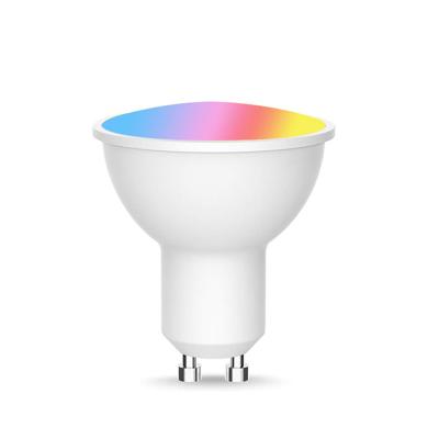 中国 Gu10 LED Voice Control Light Bulb Tuya APP 3.5W RGB 3.5W PA Material 販売のため