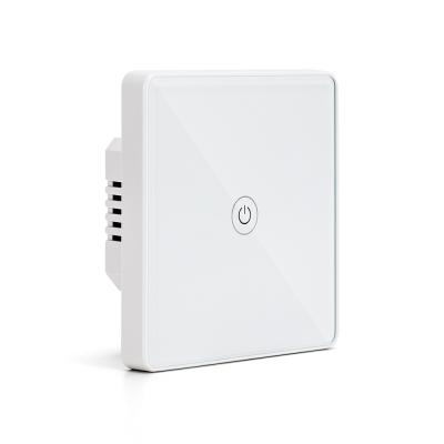 Cina 240V 10A Smart Wall Light Switch 1gang Eu With Google Assistant Voice Control in vendita