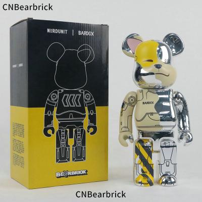 China MODEL TOY bearbrick 400% corgi block bear building block Toy Trendy Doll Violent Bear doll ornament for sale