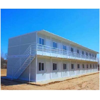 China 20ft Modern Steel Structures Folding Living Prefab Stackable Collapsible Modular Homes Container House for sale