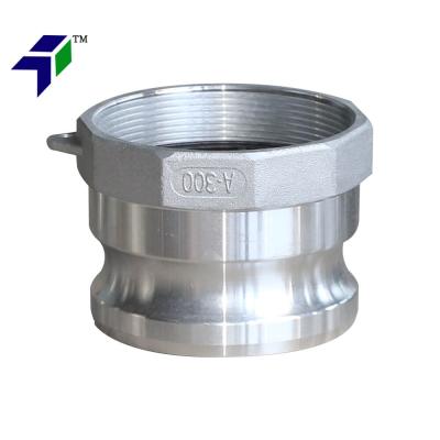 China Copper Type A Stainless Steel Camlock Male Pipe Hydraulic Coupling for sale