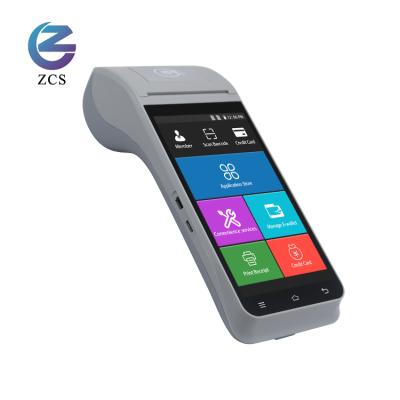 China SZZCS Z91 Android Wifi Bluetooth Computer POS Built-in 58mm Handheld PDA Printer With 5.5 Inch Touch Screen for sale