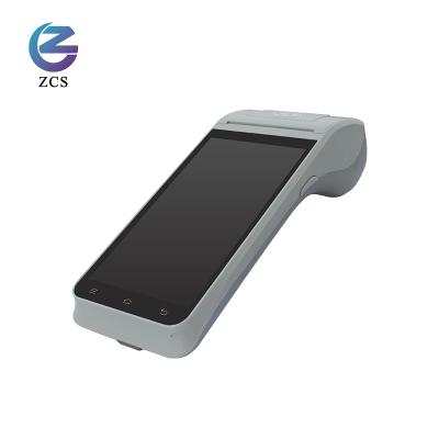 China Android All In One Two POS Webcam Camera And Products Z91 Running Status POS Terminal For Bus Tickling With 8GB Printer for sale