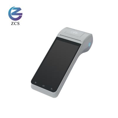 China New Arrival Android 9.0 OS 4G Z91 NFC Smart POS With Printer Spread Top Up Mobile POS 5.5 INCH for sale