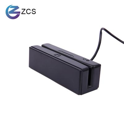 China ABS 1/2/3 Ways Magnetic Stripe Card Reader, MSR Card Reader with Double Magnetic Head and Buzzer for sale