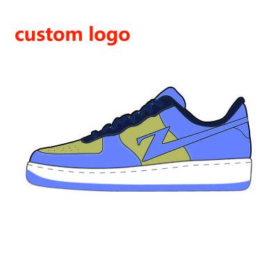 China EVERGREEN Custom High Quality Leather Sneakers Brand High Low Custom Mens Basketball Skateboard Shoes for sale