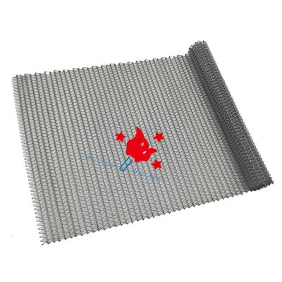 China Fire Resistant Mesh Belt Conveyor Stainless Steel Heat Resistant Mesh Belt For Food Conveyor for sale