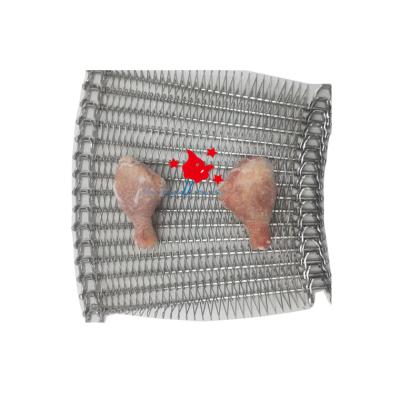 China Water Resistant SS201/SS304 Stainless Steel Grid Belt Conveyor Spiral Belt For Conveyor Wire Cooling Belt for sale