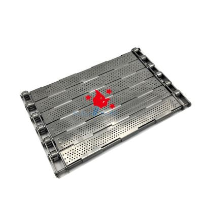 China Conveyor Chain Plate Belt StarSpark Wire Mesh Belt Plate Heat Resistant Link Belt for sale