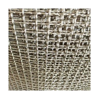 China Factory Galvanized 304 316 Crimped Wire Cloth Heat Resistant Stainless Steel Wire Mesh High Tensile Steel Vibrator Heavy Duty Wire Mesh for sale