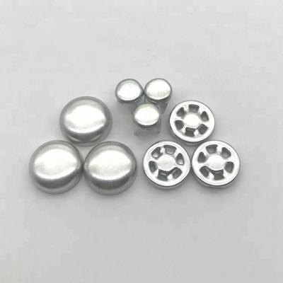 China Guanfeng viable aluminum metal sets metal hat fork crown baseball cap top button for baseball cap for sale