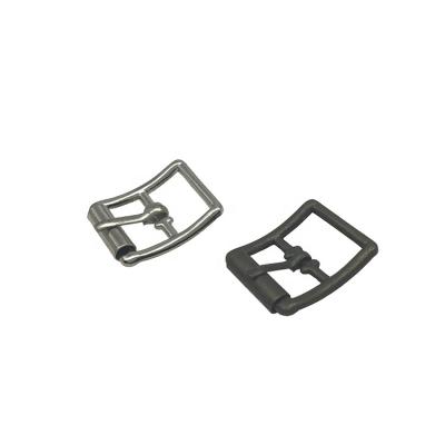 China Hot Sale Garment Guanfeng Metal Nickel Plating Shoes Bags Leather Strap Curve Slide Center Bar Pin Buckle for sale