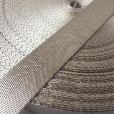 China Polyester Viable Herringbone Belt Woven Bag Accessories Fasten Nylon Webbing For Buckle Bag for sale