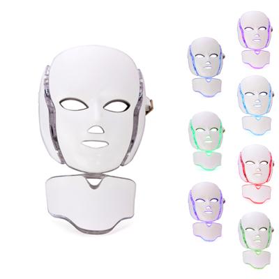 China Pigment Removal 7 Colors Facemask Acne Light Treatment Beauty Care Face Rejuvenation Skin Anti Neck Whitening LED Therapy Facial Machine for sale