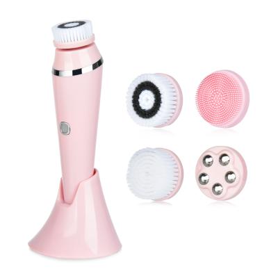 China 2021 Acne Treatment New Arrival Facial Massager Electric Facial Cleansing Wash Sweep Waterproof Facial Remover for sale