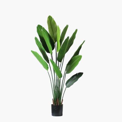 China Novelty Home Interior Decoration Plants Artficial Banana Tree Silk Indoor Banana Trees for sale