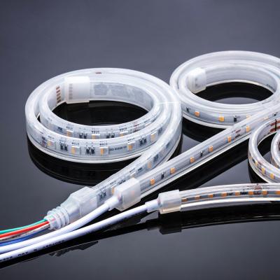 China Amazon IP67 TFL03 14mm Residential Waterproof Cable Silicone RGB LED Neon Strip Light for sale