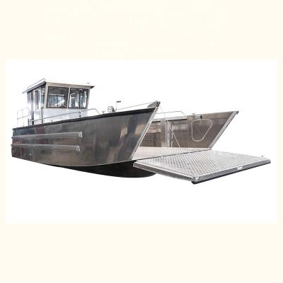 China Aluminum Cargo Landing Craft With Wheel House 9m / 30ft Aluminum Fishing Boat for sale