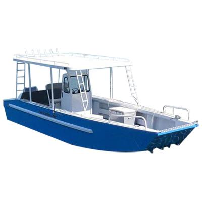 China Family Fishing 7.9m Aluminum Landing Craft Work Boat And Passenger Boat Water Taxi With Marine Hardtop And Seats for sale