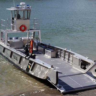 China Ultimate Family Fishing 10m Landing Barge Aluminum Double Deck Working Fishing Boat For Sale for sale