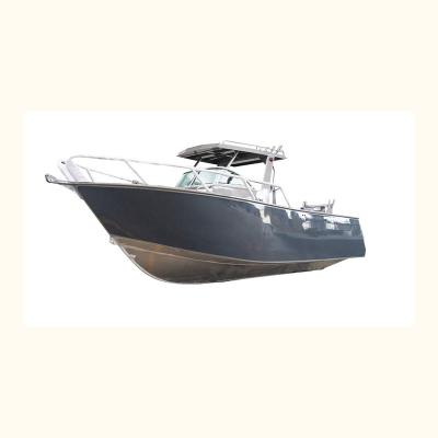 China 25ft Boat Speed ​​Fishing Boat Aluminum Aluminum Center Cabin 7.5m With 360 Walking Around for sale