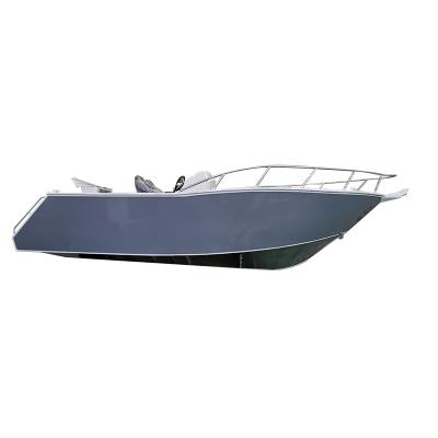 China Entertainment Hot Sale 7.5m/25ft Dish Center Console Aluminum Fishing Boats en venta